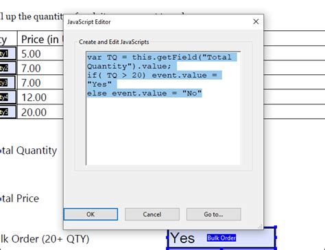 How to Create Conditional Formulas in Adobe Acrobat.